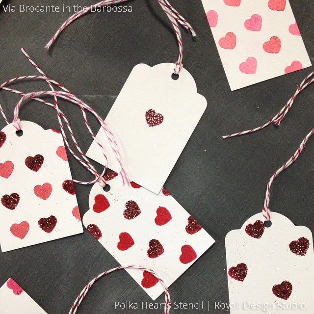 Handmade Hearts Stencil Pattern by StudioR12