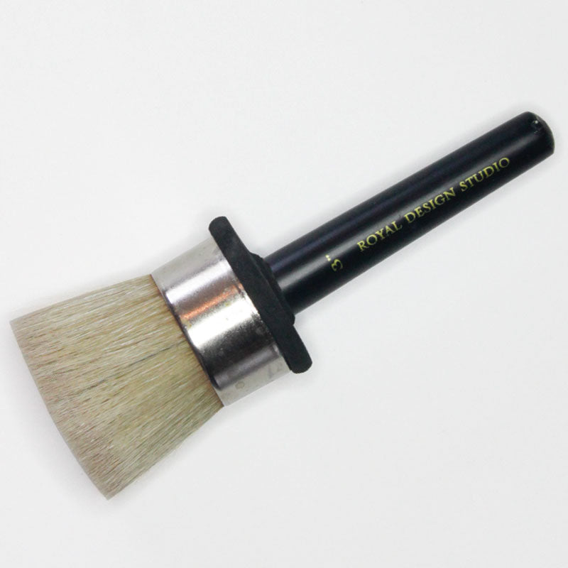 Polyvine Stencil Brush- Professional Quality Small (5mm) Stencil Brush