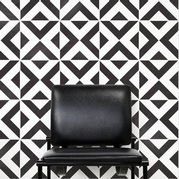 Wall Stencil Moroccan Geometric Allover