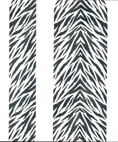 Stencils | Zebra Stripes Furniture Stencil | Royal Design Studio Stencils