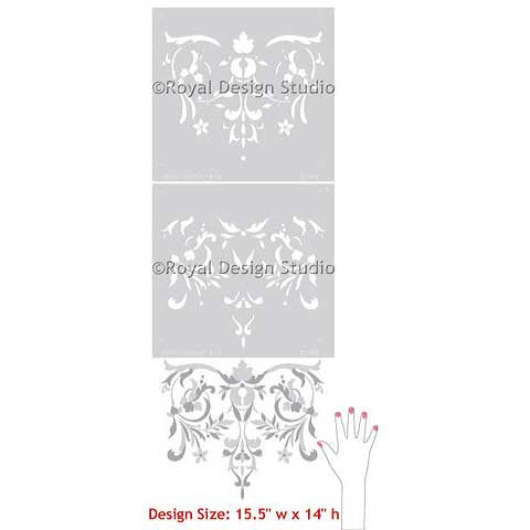 Stencils | Toulouse Theorem Classic Panel | Royal Design Studio Stencils