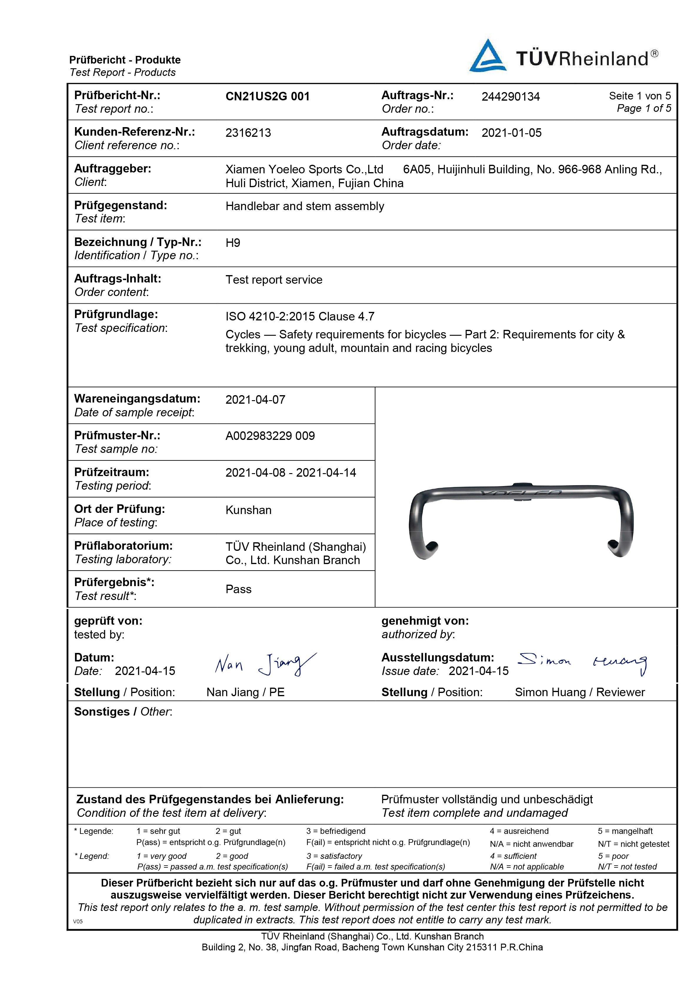 yoeleo integrated handlebar