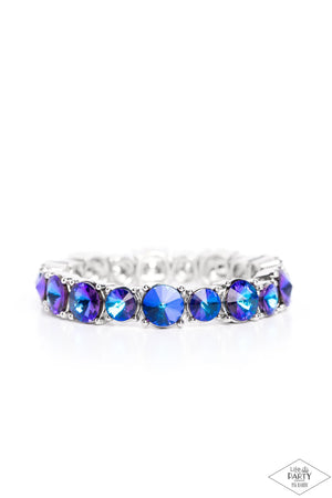 Born To Bedazzle Blue Bracelet - Love Life Accessories