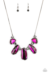 Cosmic Cocktail Pink Necklace