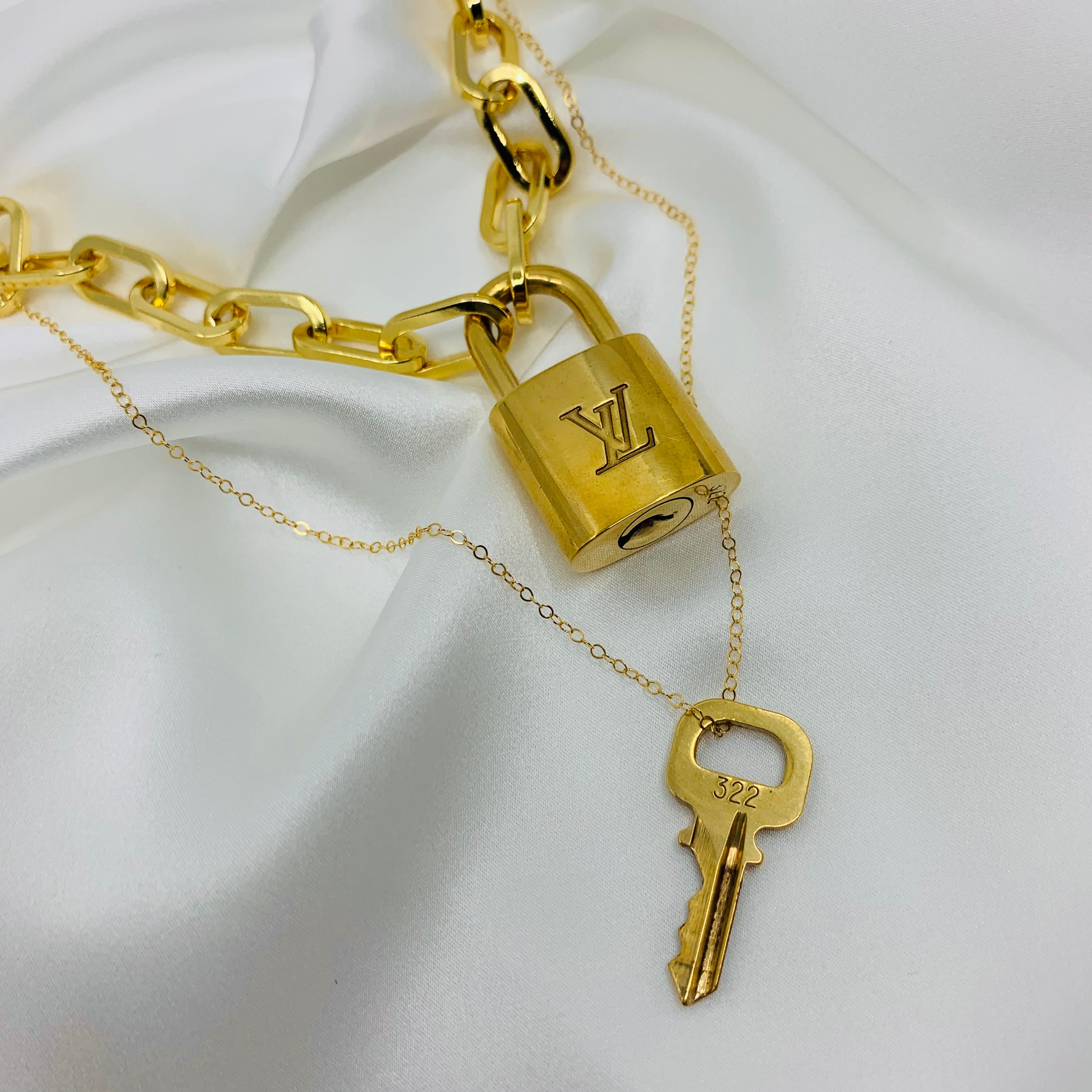 Louis Vuitton Padlock with Chain Necklace  Loom  Magpie Boutique
