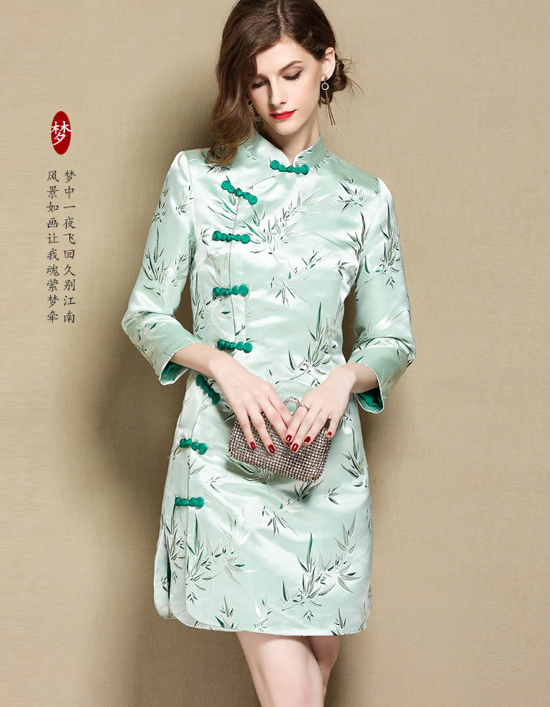 green qipao