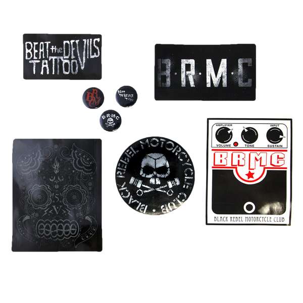 .C.® BUTTON AND STICKER SET | Black Rebel Motorcycle Club US