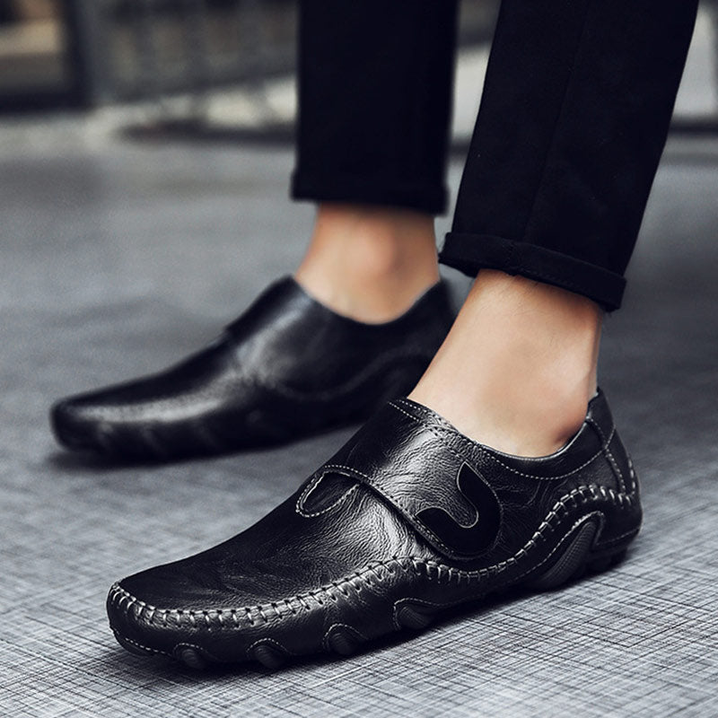 Men's Loafers & Slip-Ons Cowhide Soft Casual Sports Non-slipping Shoes ...