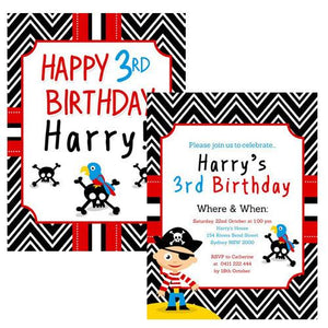 pirate party invitations