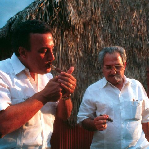 Arturo Fuente Sr And Carlito Fuente Jr