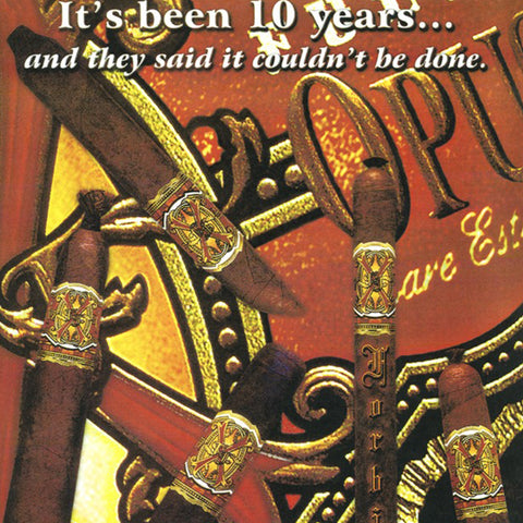 Arturo Fuente OpusX Advertisement 