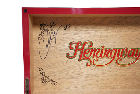 Win a Manny Iriarte OpusX Society Hemingway Humidor Autographed by Carlito Fuente