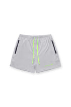 Agile Bodybuilding 4'' Shorts w Zipper Pockets - Platinum Gray Nav Image 7