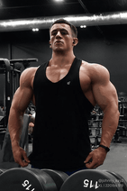 Vital Raw-Hem Tank Top 2.0 - Black Nav Image 3