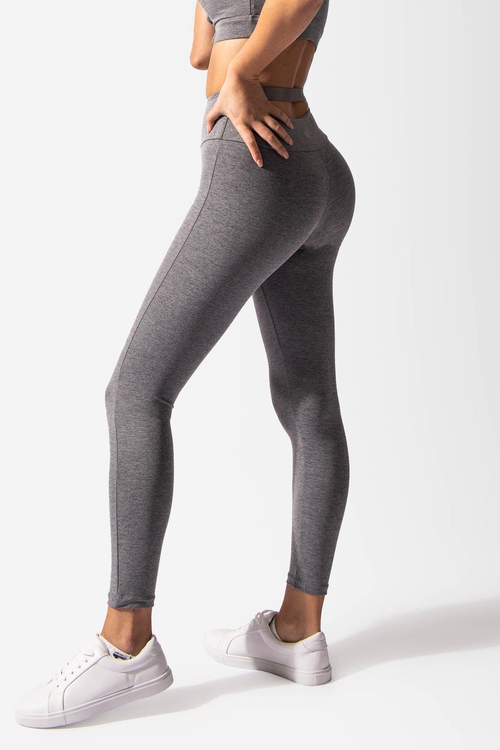 Valentina Ribbed Seamless Leggings - Coco