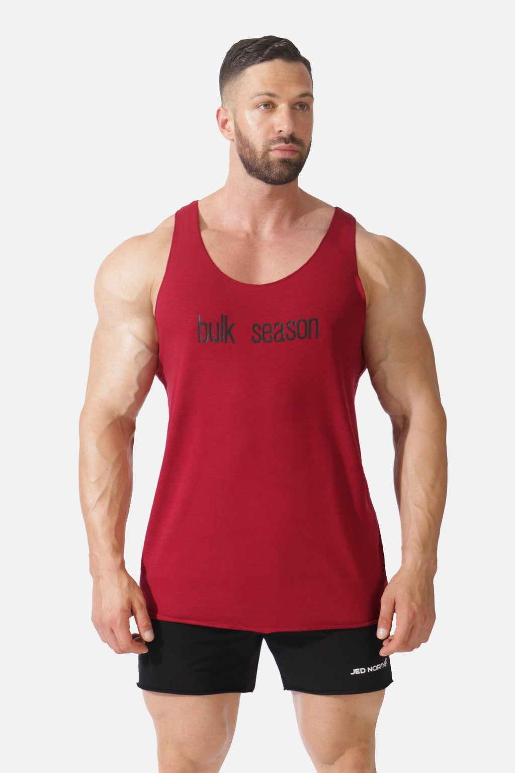 Training Raw-Edge Muscle Tank Top - Black