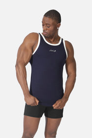 Athletic Ribbed Tank Top - Vintage Wash Black – Jed North