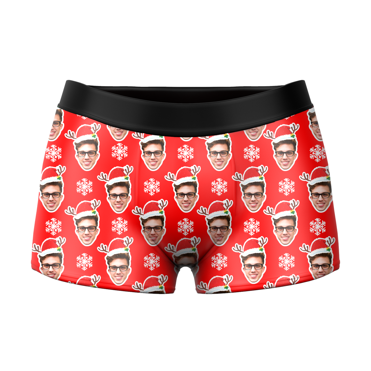 Custom Photo Boxers Face Boxer Shorts Green - Put any Face on Boxers ...