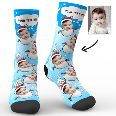 socks with baby face