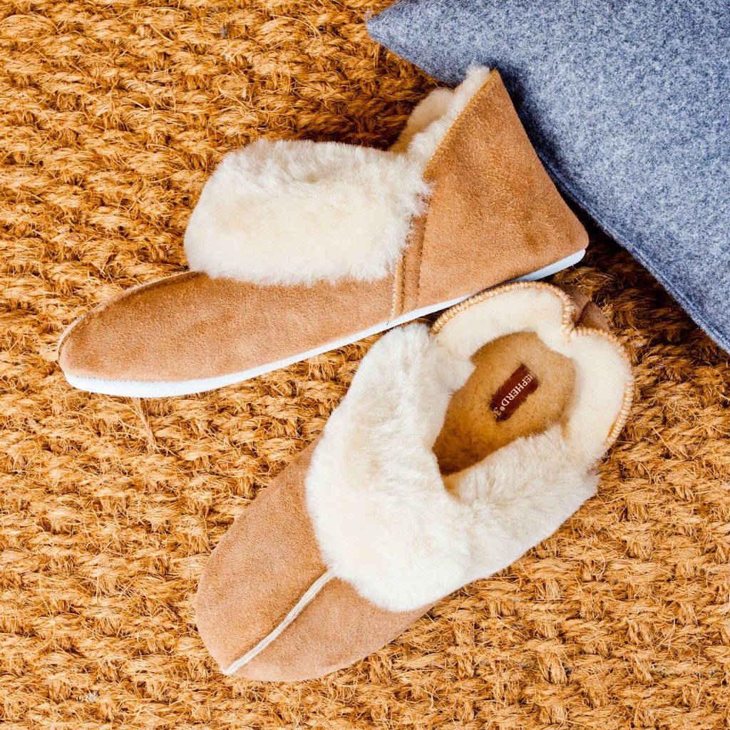 Sheepskin Slippers For Women | Soft 