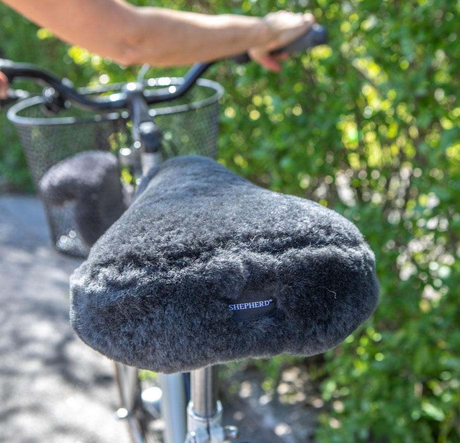 sheepskin bike seat cover