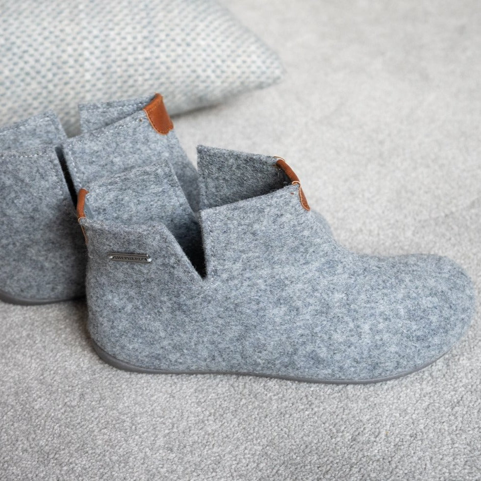 Ester (Grey) Womens Wool Pixie Boot 
