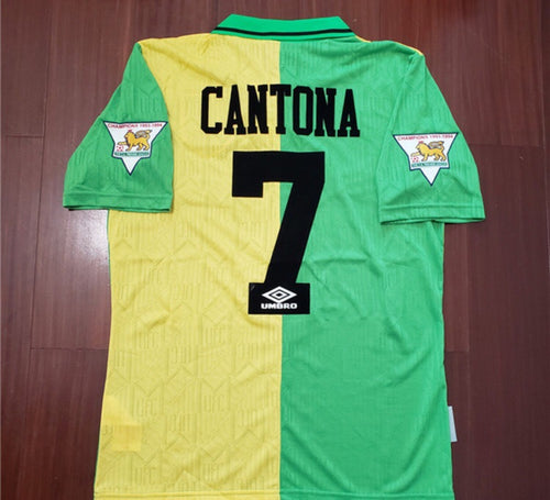 manchester united jersey green and yellow