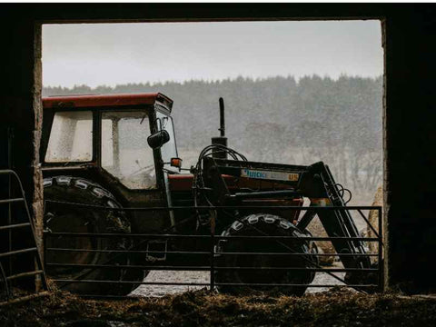 Tractor at Agricultural Farm