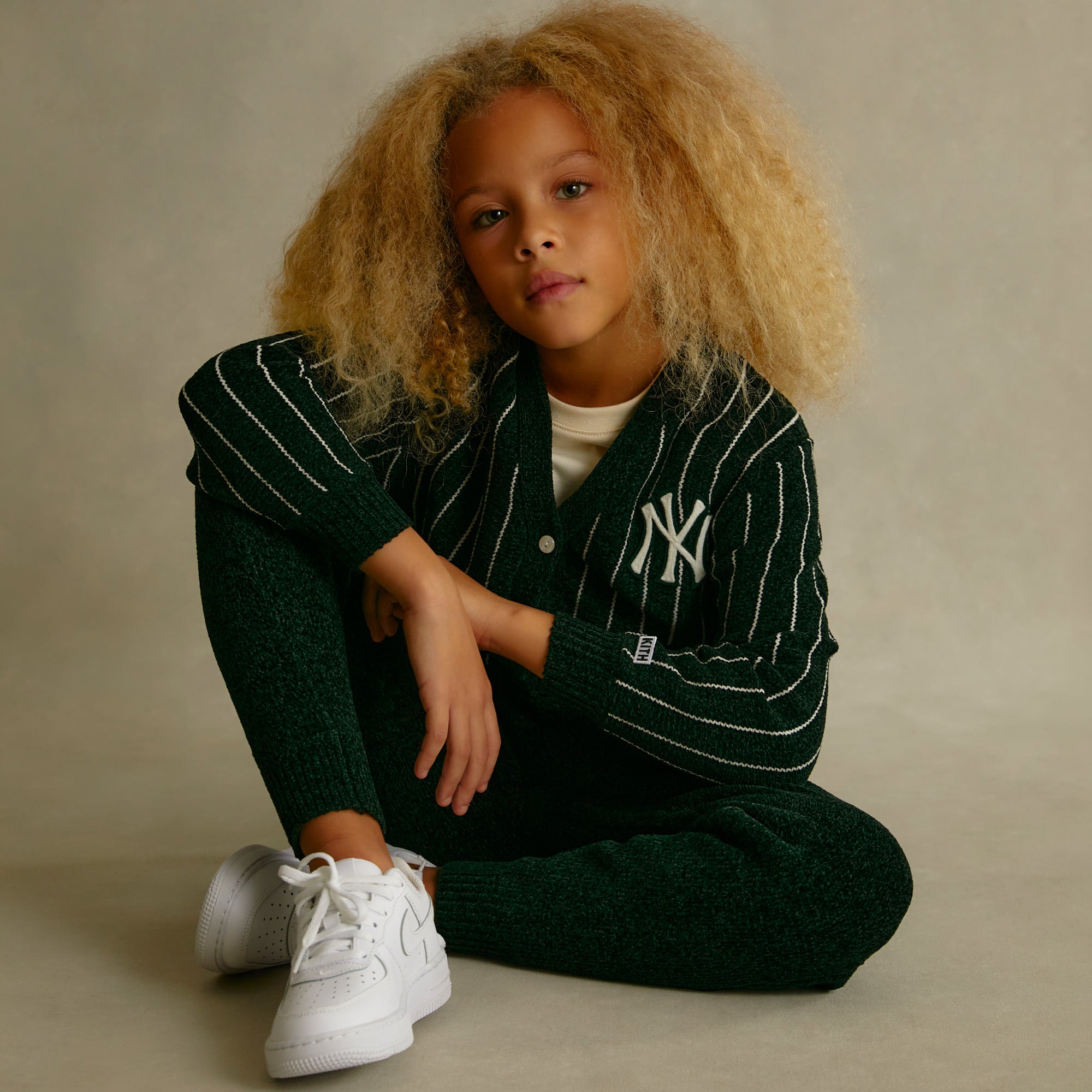 Kith Kids & MLB for New York Yankees Tee Sandrift