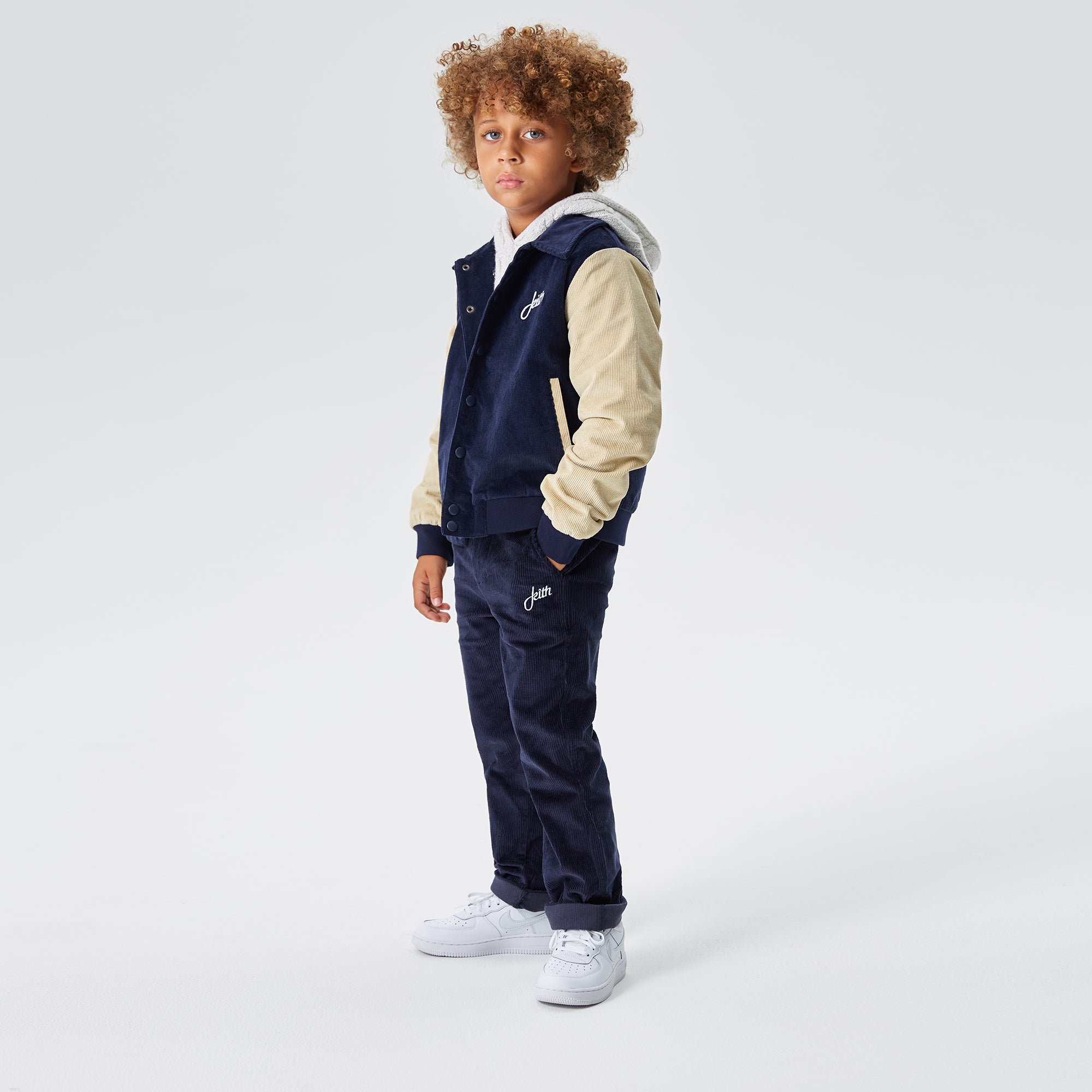 Kith Kids Baby Denim Workman Suit - Light Indigo