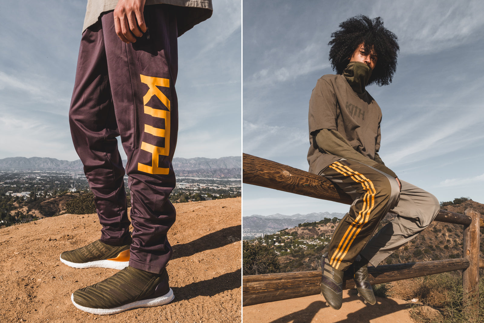 kith adidas pants