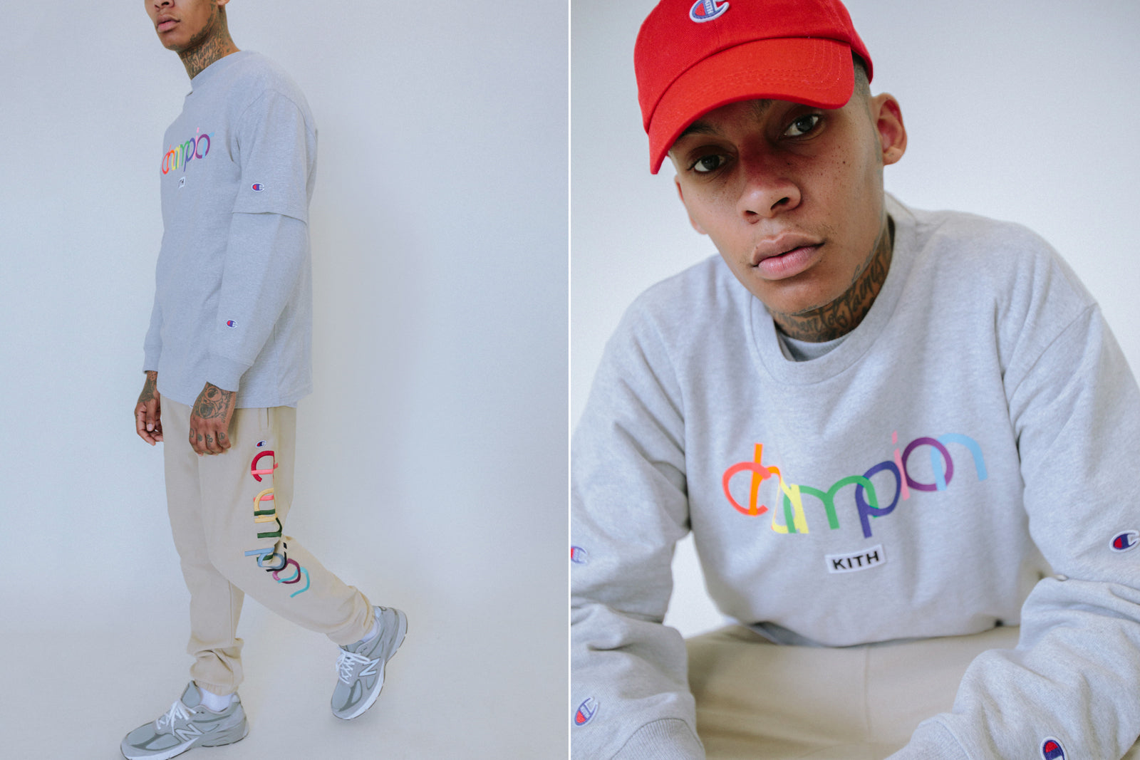 kith champion quarter zip