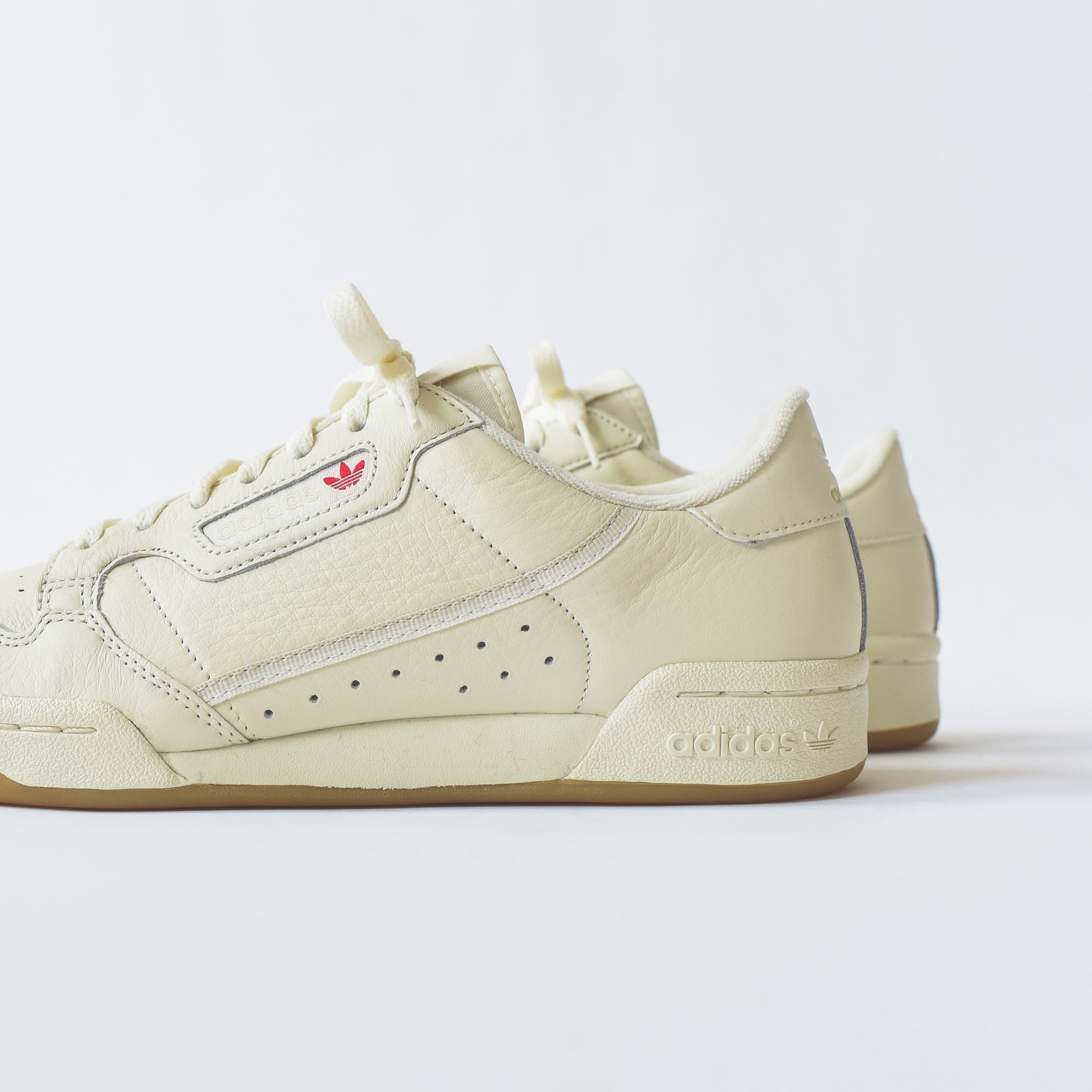 adidas Continental 80 - White / Raw / Gum – Kith