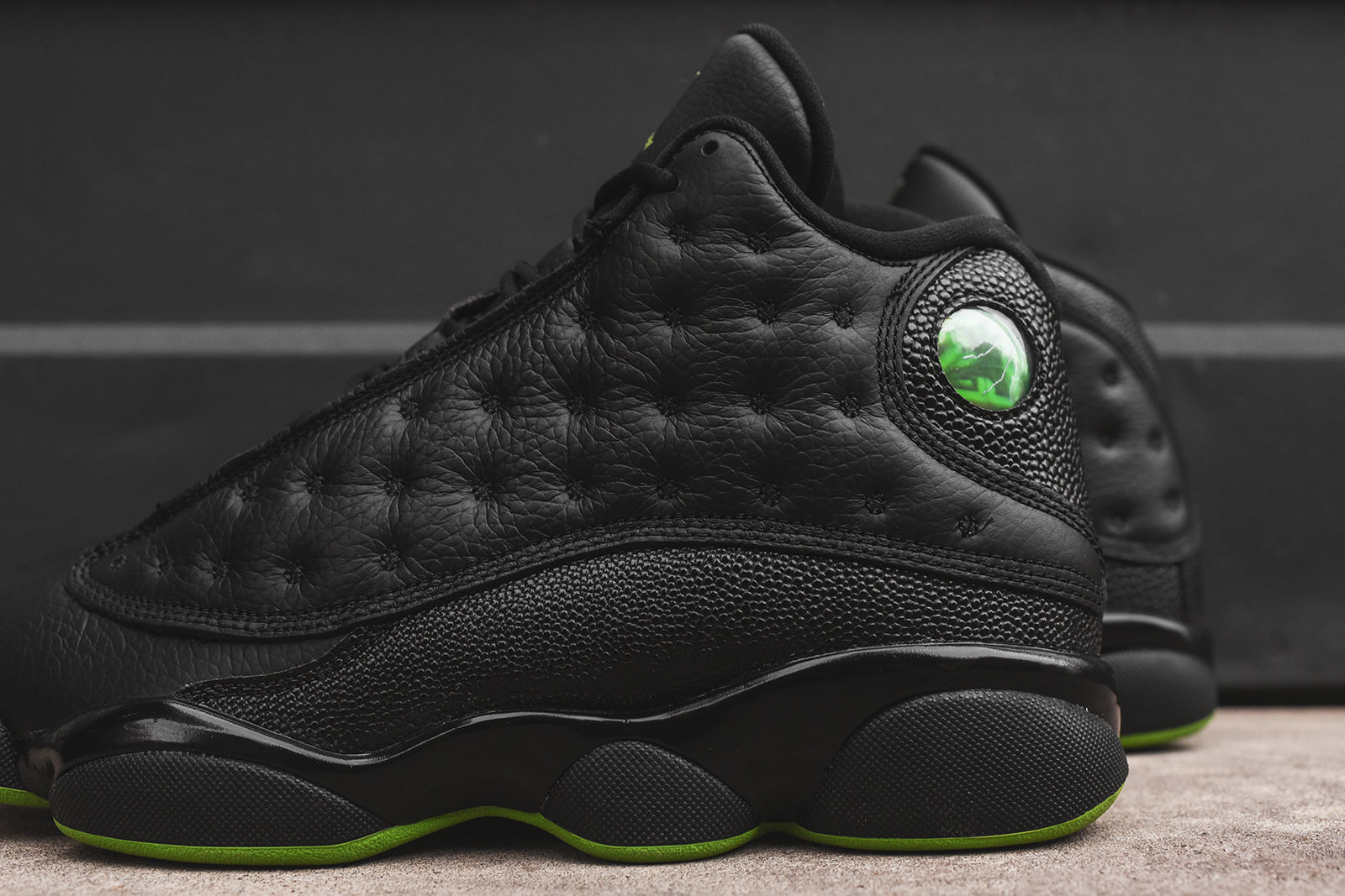 air jordan 13 black green