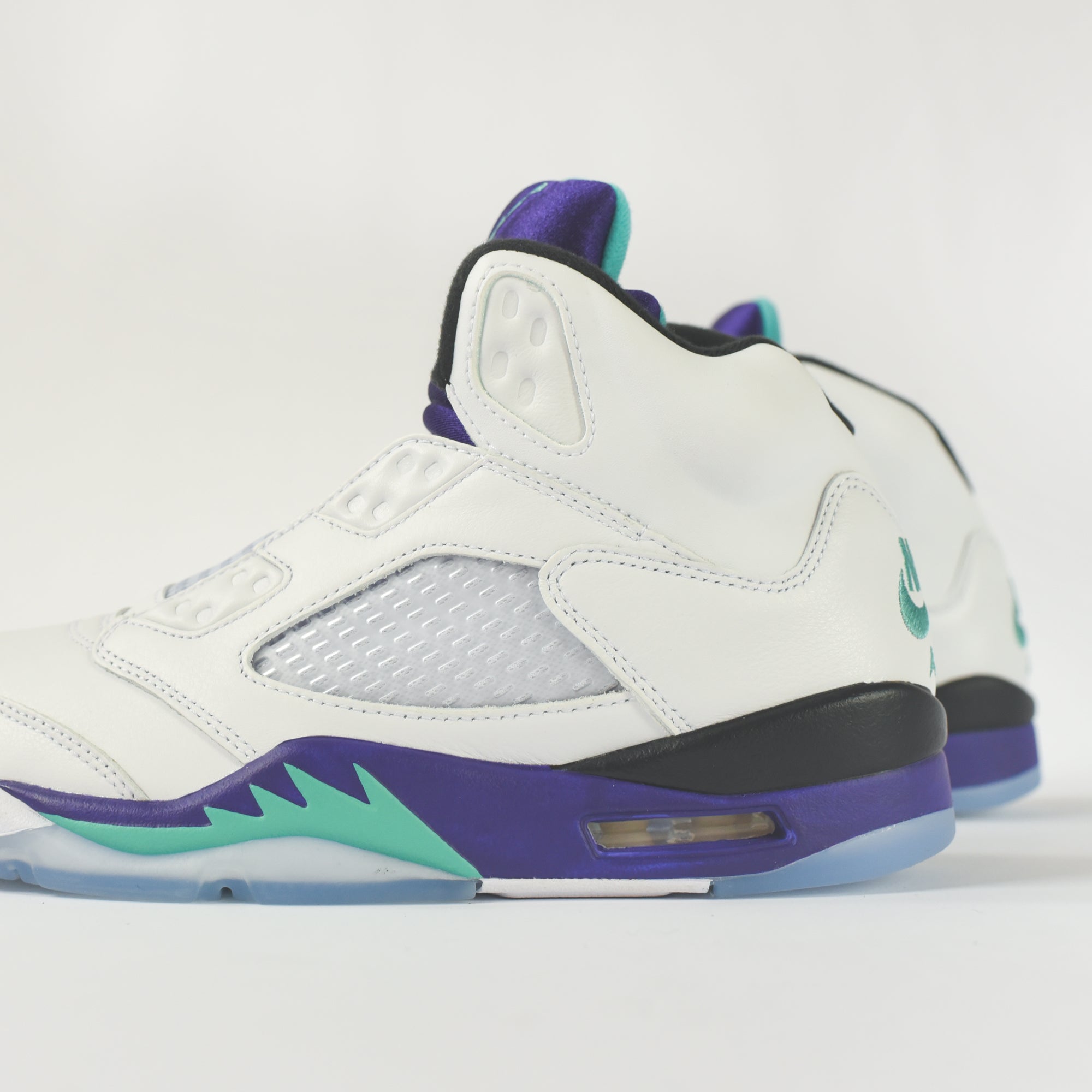 retro 5 grape ice new emerald