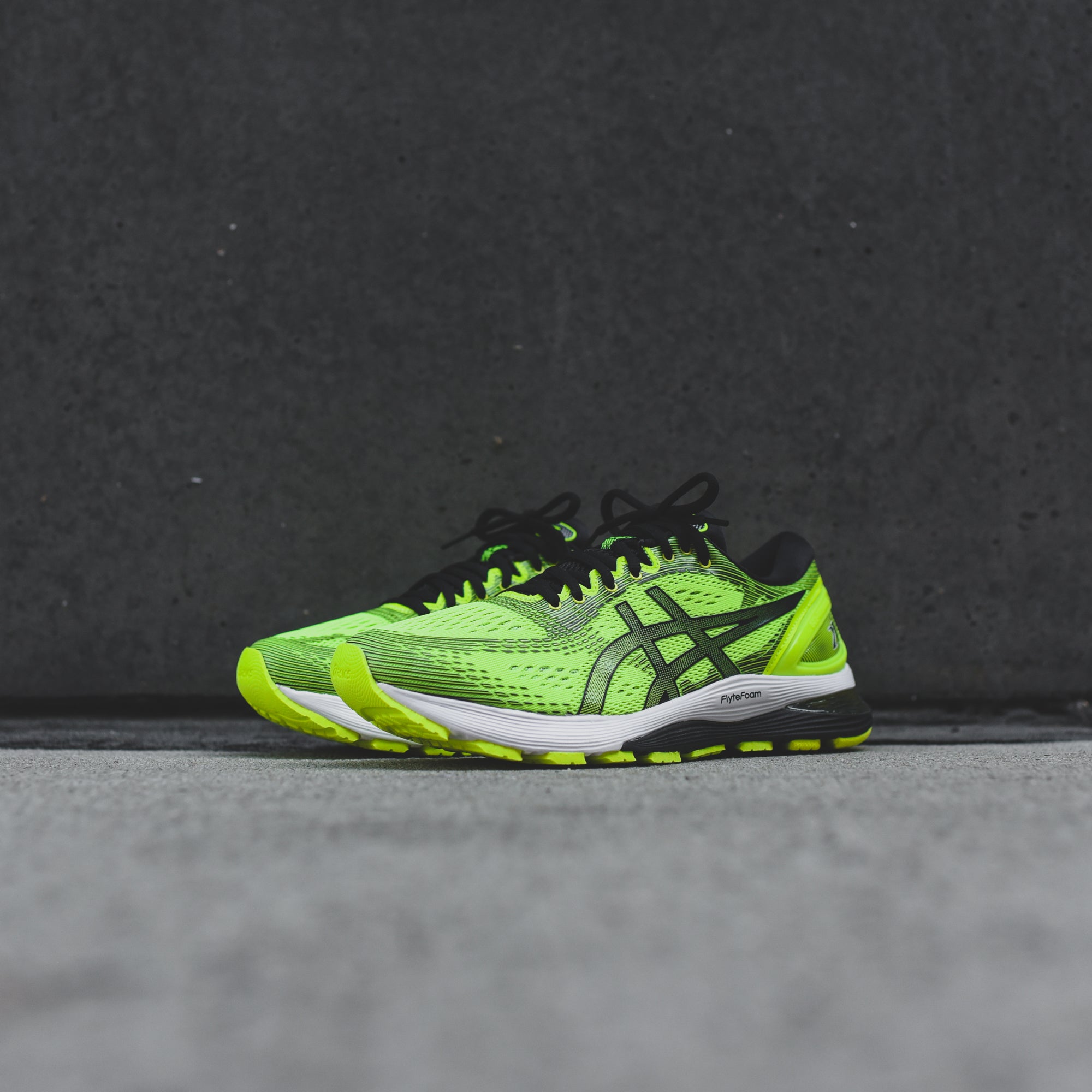 Asics Gel-Nimbus 21 - Safety Yellow / Black – Kith