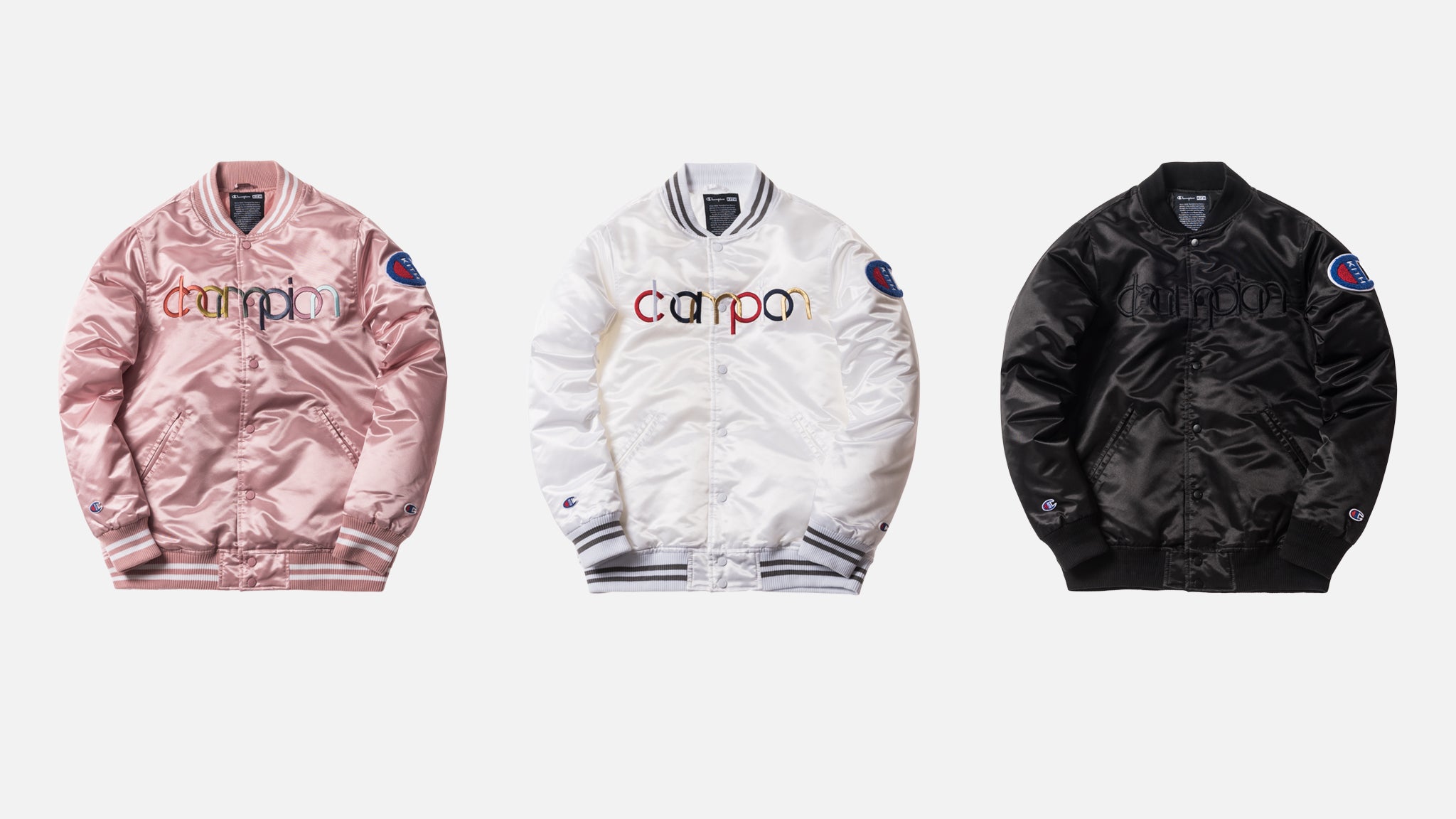 kith champion baseball jacket