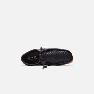 Clarks Wallabee - Black Raffia 3