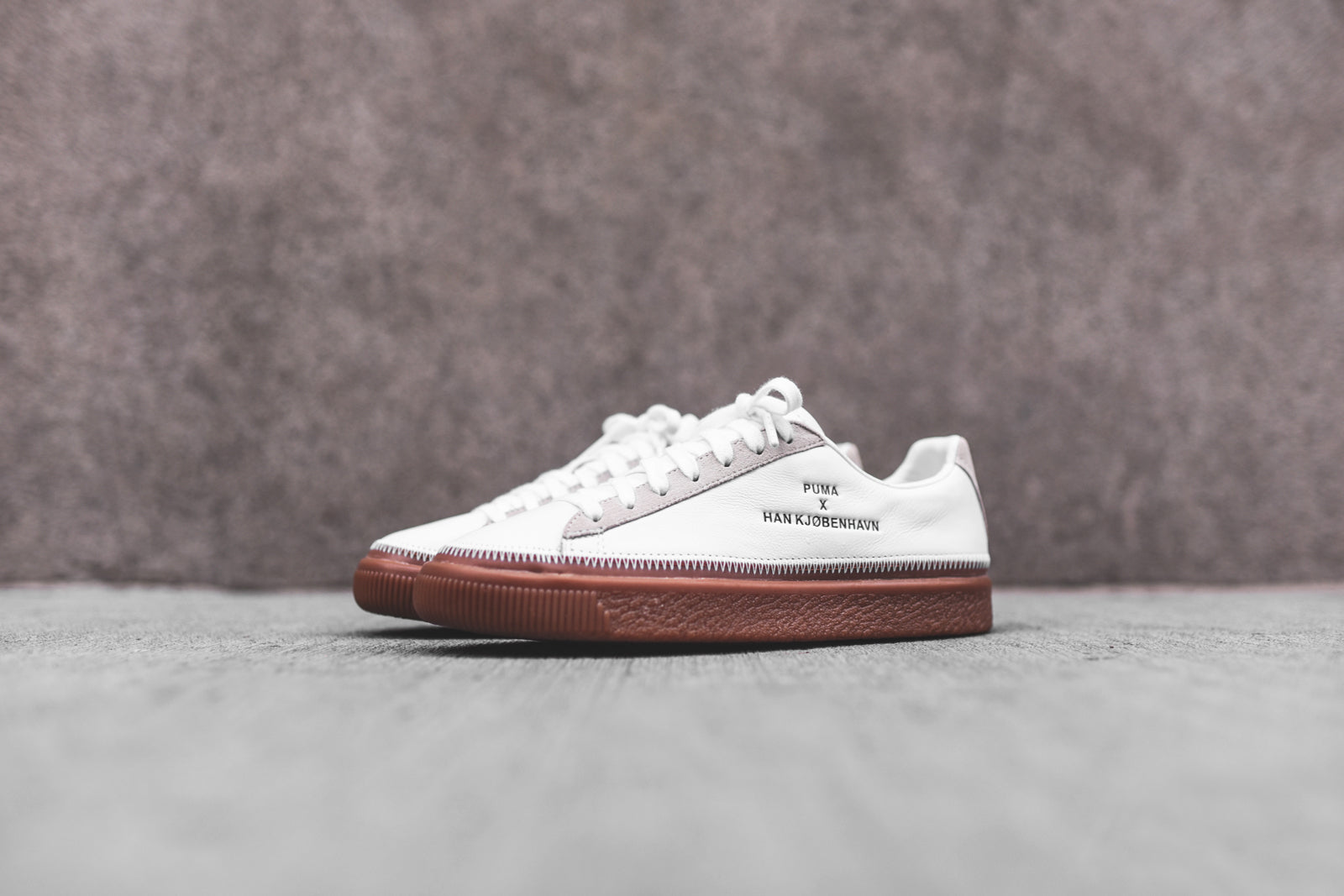 Puma Han Kjøbenhavn Clyde Basket - White / Gum