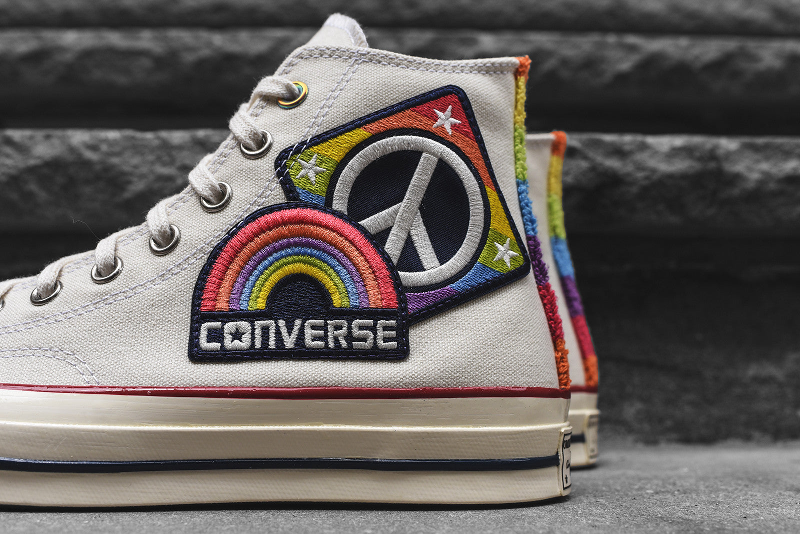 Converse Chuck Taylor All Star High '70 Pride QS - White / Multi – Kith