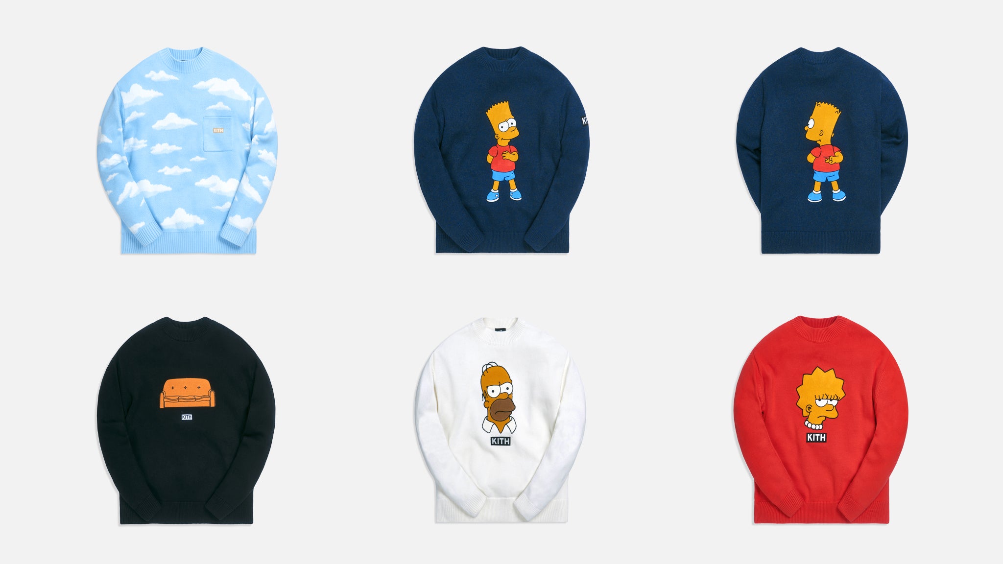 Kith x the simpsons intarsia sweater Blue - $186 - From Laurie