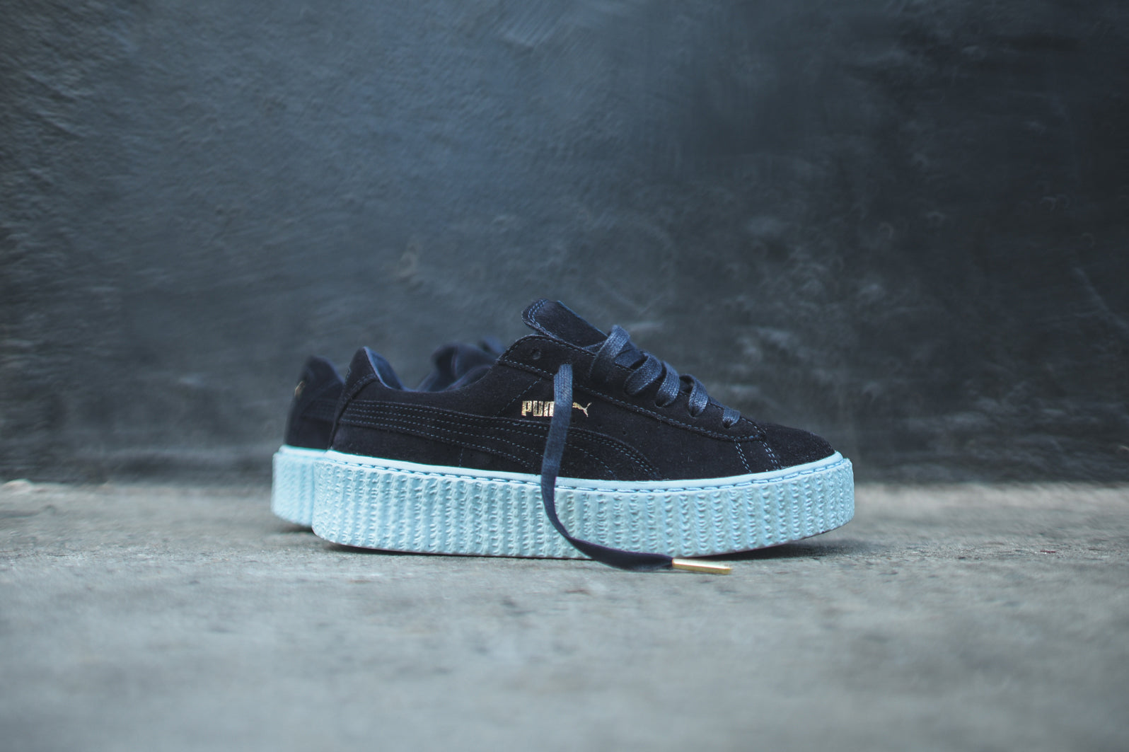 puma creepers peacoat blue