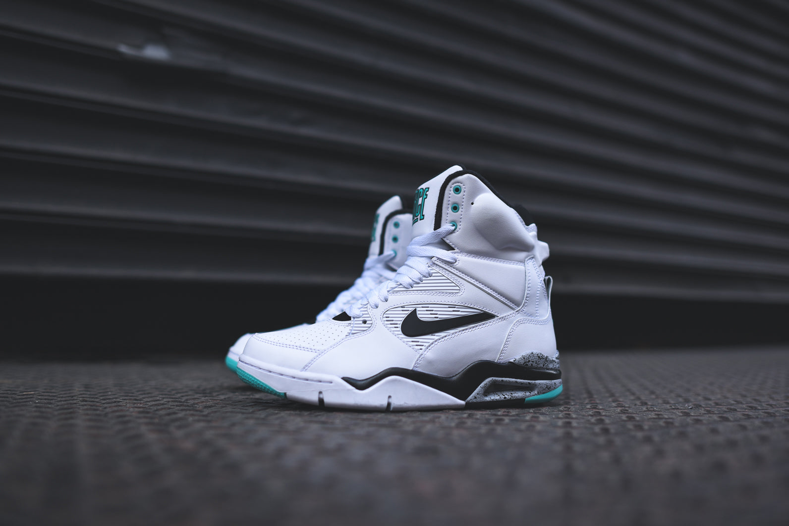 Nike Air Command Force - White / Wolf Grey / Hyper Jade – Kith