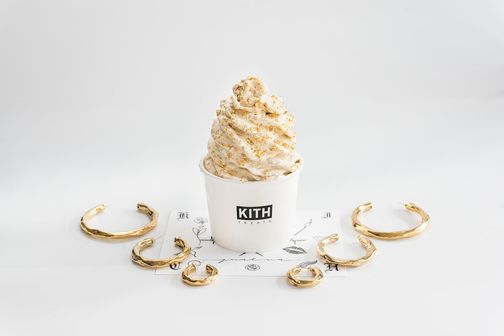 Kith Treats x Pamela Love 24 Karat Gold Ice Cream Swirl