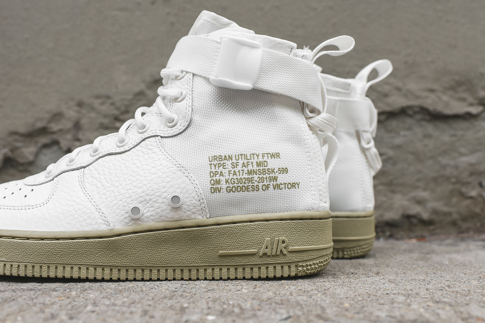 Nike SF-AF1 Mid - Ivory / Olive – Kith