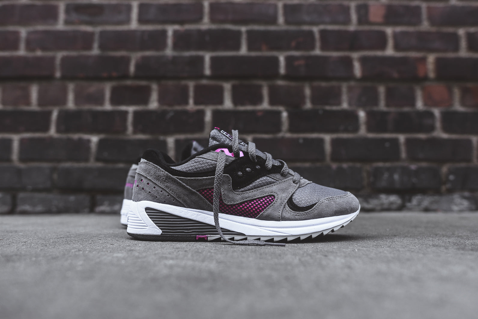 saucony grid 8000 charcoal pink