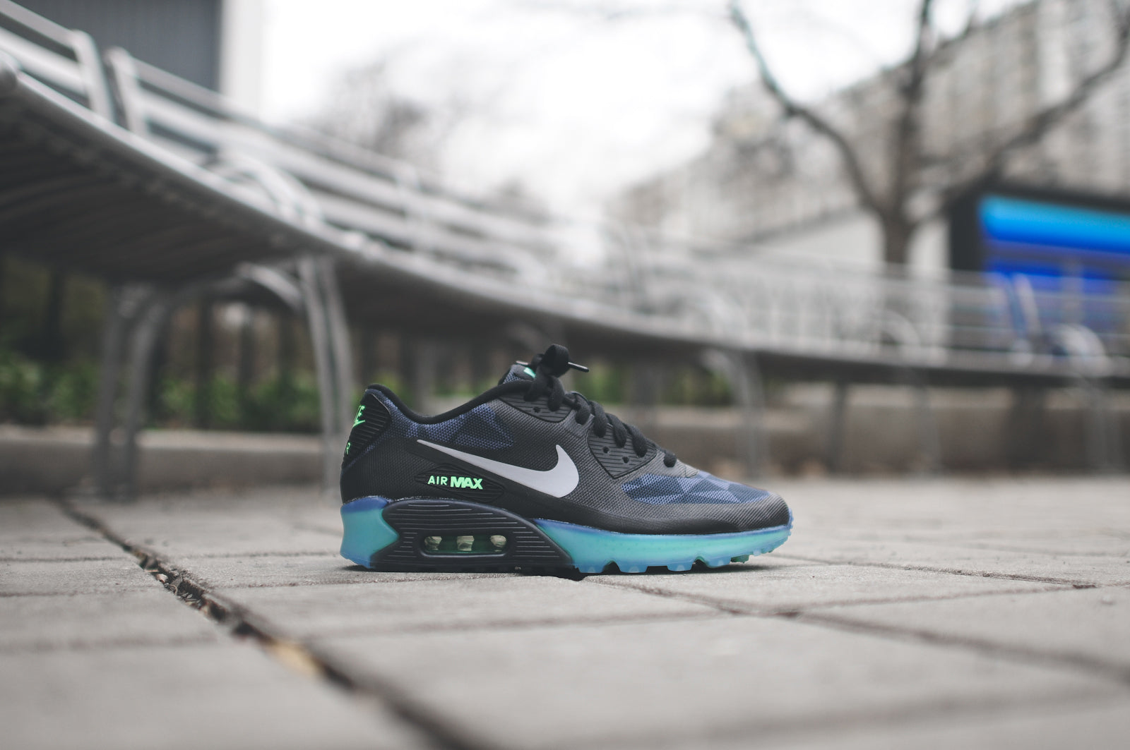 NIKE MAX 90 ICE QS - BLACK / GREY @ KITH NYC – Kith