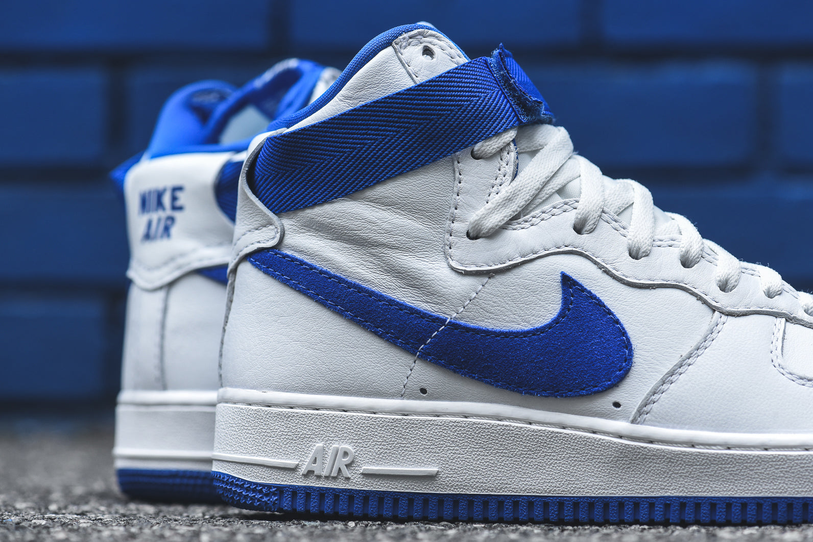 Nike Air Force 1 Hi Retro QS - Summit White / Game Royal – Kith