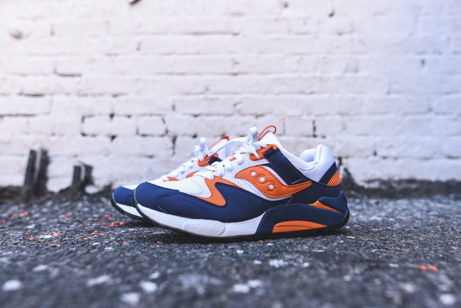 saucony grid 9000 blue and white