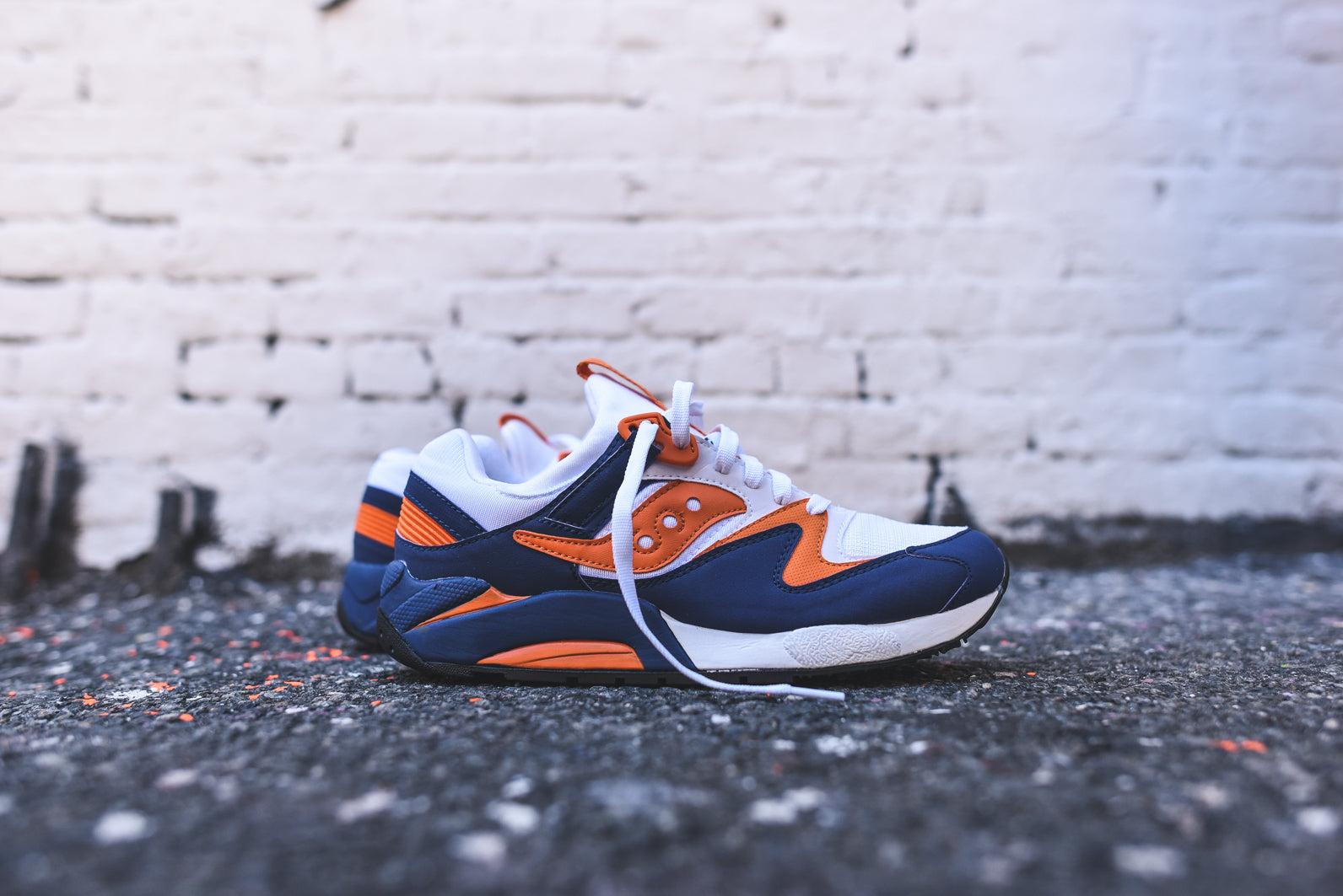 Saucony Grid 9000 - White / Blue 